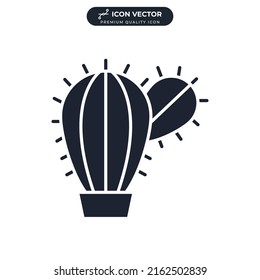 cactus icon symbol template for graphic and web design collection logo vector illustration