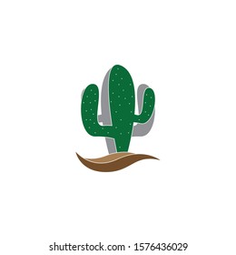 Cactus icon and symbol vector illustration