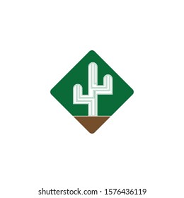 Cactus icon and symbol vector illustration