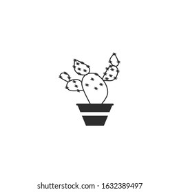 cactus Icon template color editable. cactus symbol vector sign isolated for graphic and web design.