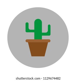 Cactus icon, vector