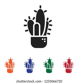 Cactus icon vector