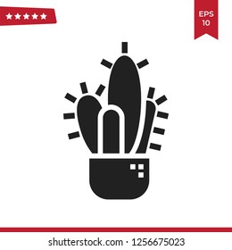 Cactus icon vector