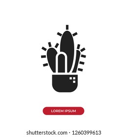 Cactus icon vector