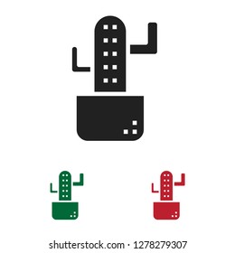 Cactus icon vector