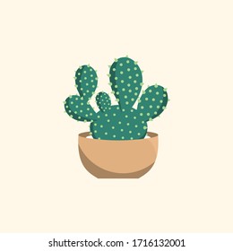 Cactus icon vector illustration 3