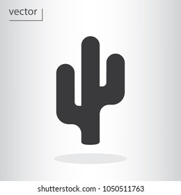 cactus icon - vector illustration EPS 10, flat design icon