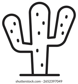 Cactus icon vector illustration isolated sign