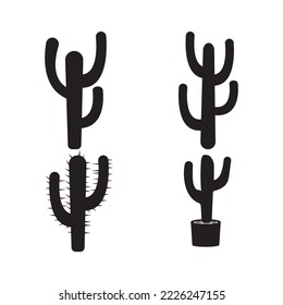 cactus icon vector illustration symbol design