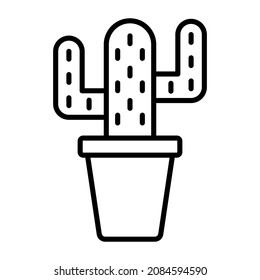 Cactus icon vector image. Can also be used for web apps, mobile apps and print media.