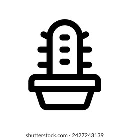 cactus icon. vector line icon for your website, mobile, presentation, and logo design.