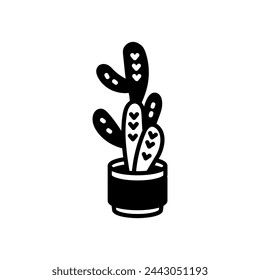 Cactus icon in vector. Logotype