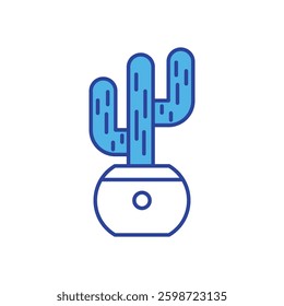 Cactus icon vector stock illustration
