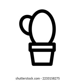Cactus Icon Vector Symbol Design Illustration