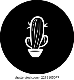 cactus icon vector symbol design illustration