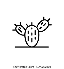 cactus icon vector template