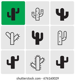 Cactus icons