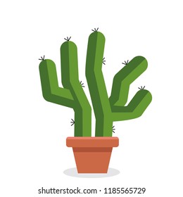 Cactus icons in a flat style.