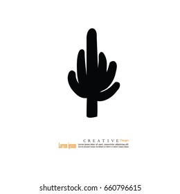cactus icon.vector illustration.