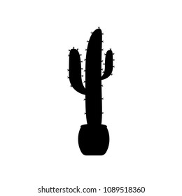 Cactus illustration silhouette