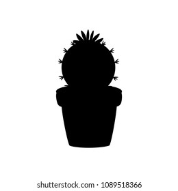 Cactus illustration silhouette