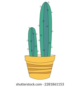 Cactus illustration vector graphic perfect for crafting and creative project