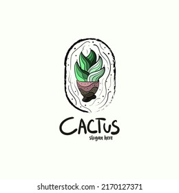cactus isolated on white background. Vector illustration icon. Vector art pot with heart. Cartoon