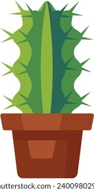 Kakteen einzeln auf weißem Hintergrund. Aloe und andere Saccharose in buntem Keramiktopf.