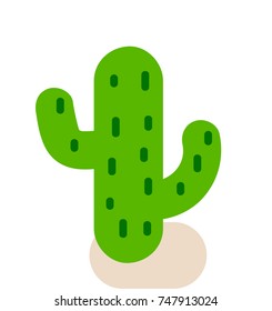 Cactus isolated vector illustration