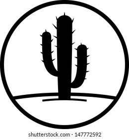 Cactus joshua tree icon 