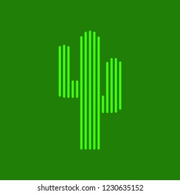 Cactus Line Art