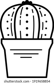 cactus line drawings illustrator vector