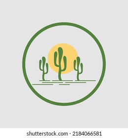 the Cactus logo design vector Illustrations