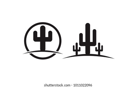 Cactus Logo Template Set