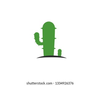 Cactus Logo template vector icon illustration design 