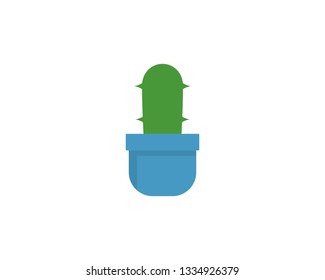 Cactus Logo template vector icon illustration design 