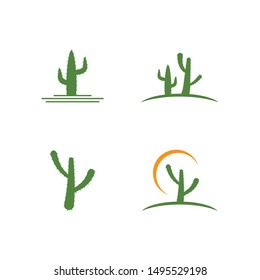 Cactus Logo template vector illustration