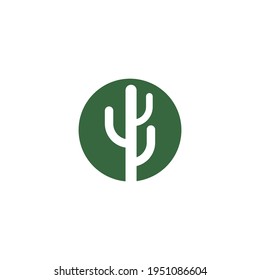 Cactus Logo template vector illustration