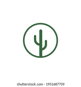 Cactus Logo template vector illustration