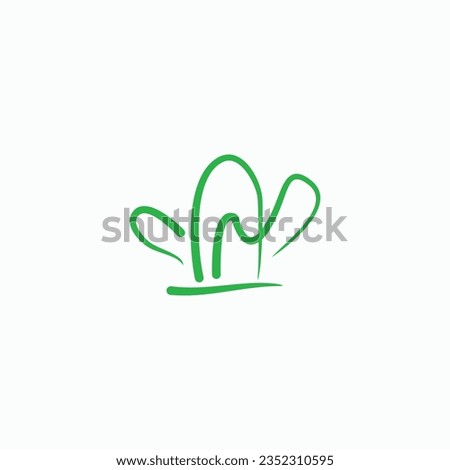 Cactus logo vector icon design template