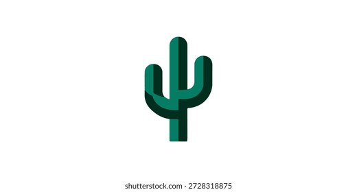 Logo Cactus. Ilustração do logotipo do vetor Cactus.