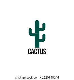 Cactus logo vector. Cactus logo template. Nature floral logo vector