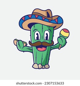 cactus mascot logo for your brand and community 