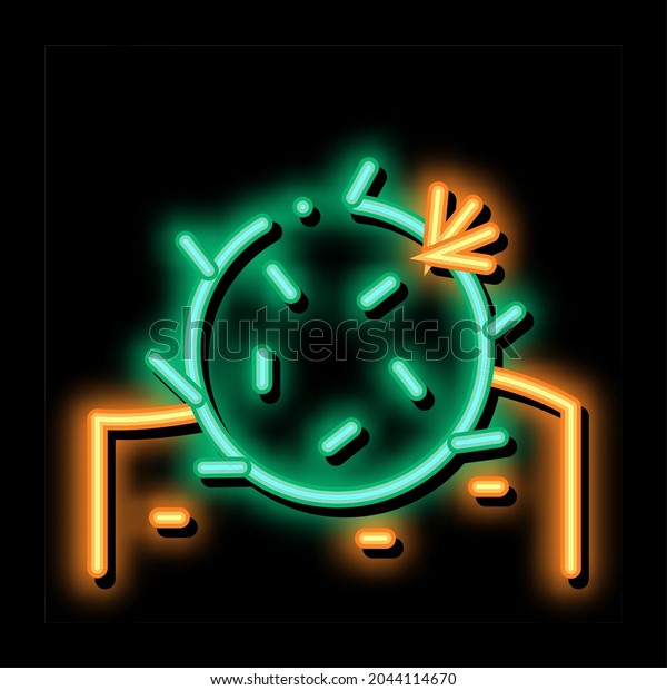 Cactus neon light sign\
vector. Glowing bright icon Cactus sign. transparent symbol\
illustration