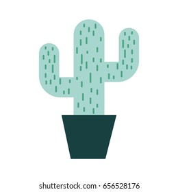 cactus office plant isolated icon