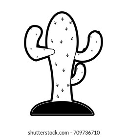 cactus on soil icon image 