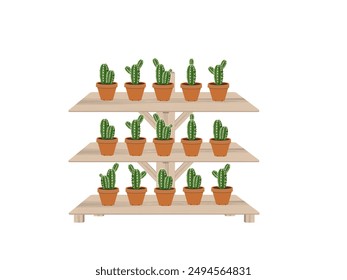 cactus on a white background.