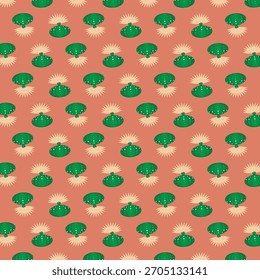 ilustração de plano de fundo de padrão de cacto, tecido, Papel