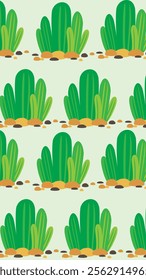 Cactus pattern background. Vector of Cactus icon. Perfect for textile, fabric, print, web, business, advertising, social media, many more. SSTKbackgrounds