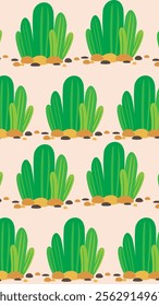 Cactus pattern background. Vector of Cactus icon. Perfect for textile, fabric, print, web, business, advertising, social media, many more. SSTKbackgrounds